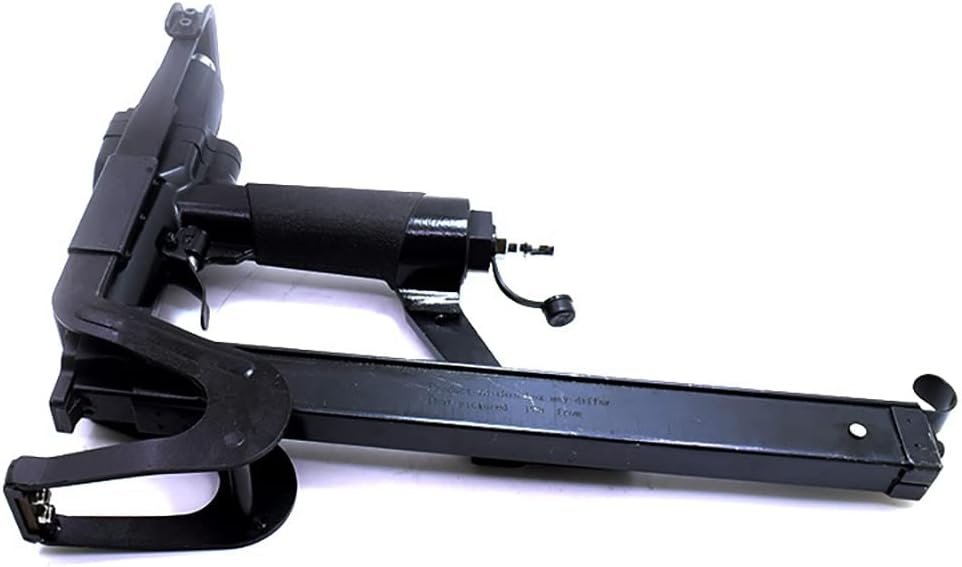 LeTkingok Pneumatic Nailing Gun Brown Chip Air Nailing Gun Sofa Cushion Cloth Blanket Woodworking Pneumatic Nail Gun Air Stapler P88-U