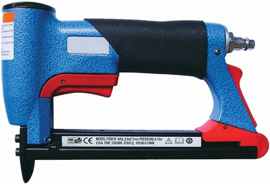 Pneumatic Air Stapler Nailer Nailing Gun Staple Stapling Machine FS8016-B 1/2 Fine Crown Nail 6-16mm
